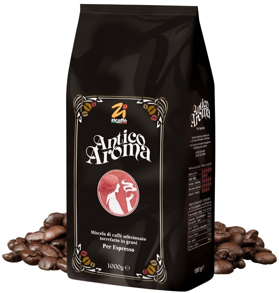 Zicaffe kávová zrna Antico Aroma kávová zrna 1kg
