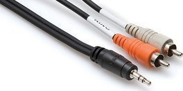 Hosa Kabel Jack 3,5 mm - RCA (Cinch) x2 3m černý (CMR-210)