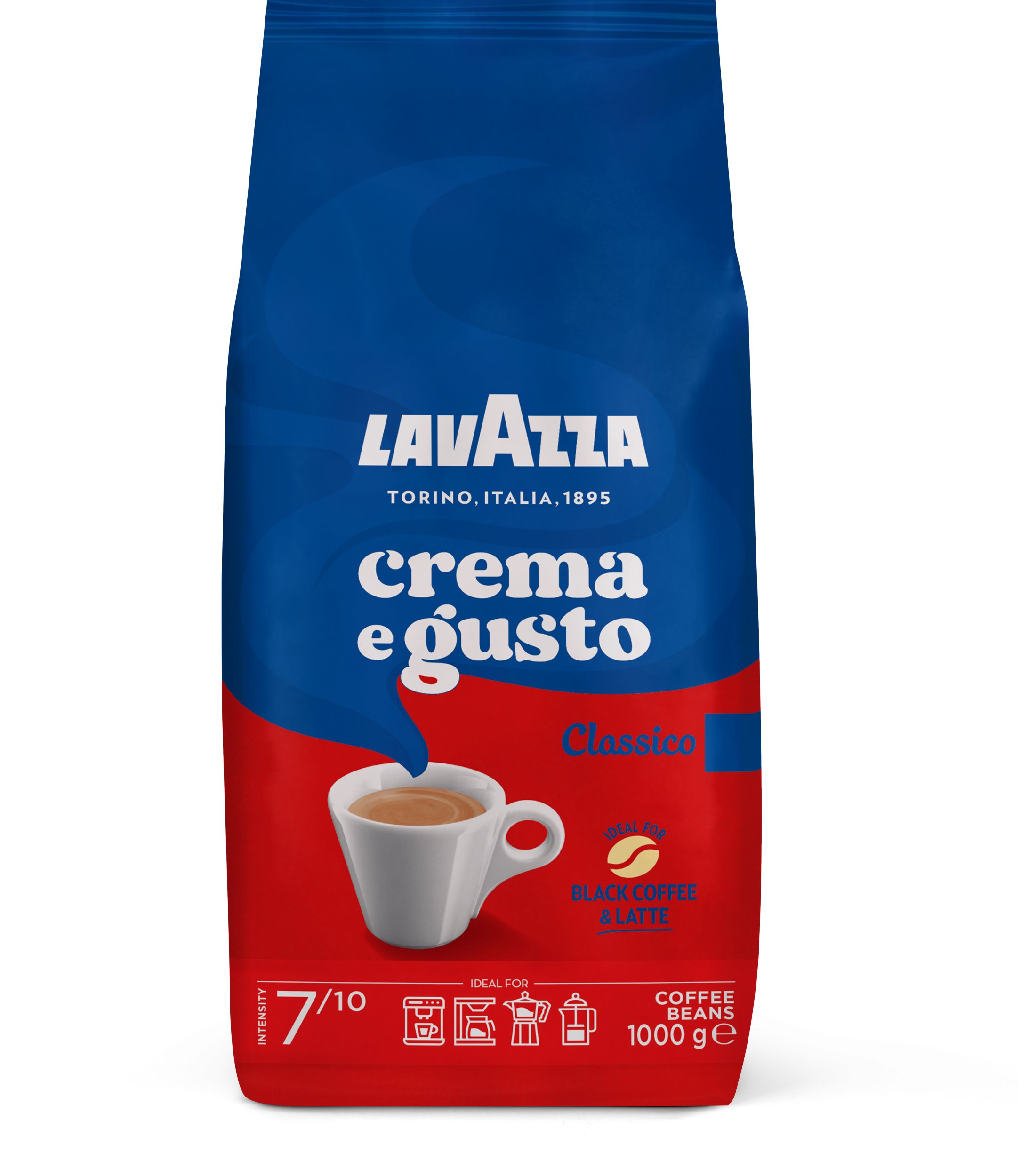 Lavazza Crema e Gusto - zrnková káva Classico 1 kg
