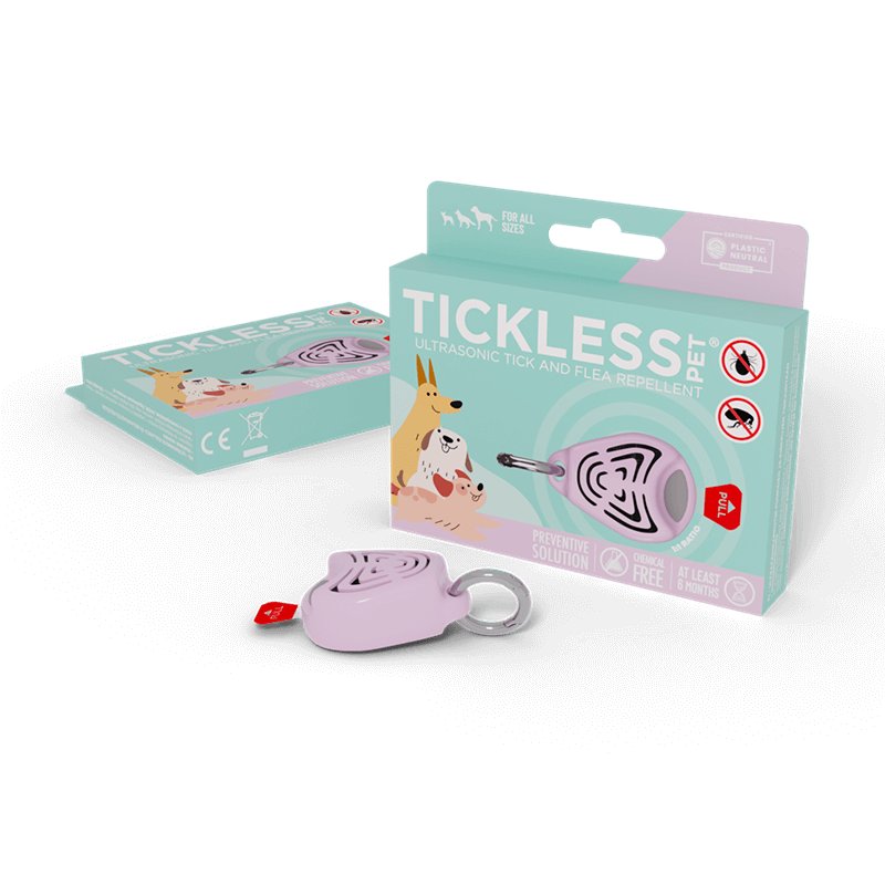 TICKLESS PET - Ultrazvukový odpuzovač klíšťat a blech pro psy-pink