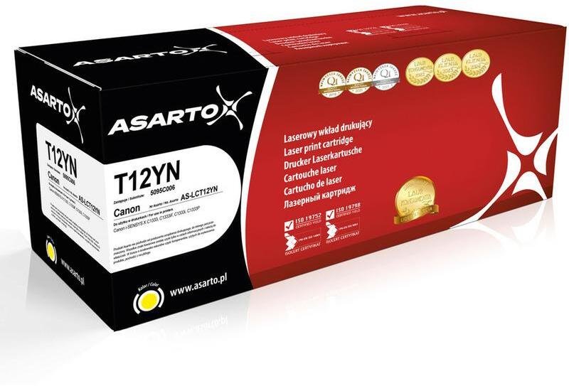 Toner Asarto Toner Asarto pro Canon T12YN | 5095C006 | 5300 stran | žluť
