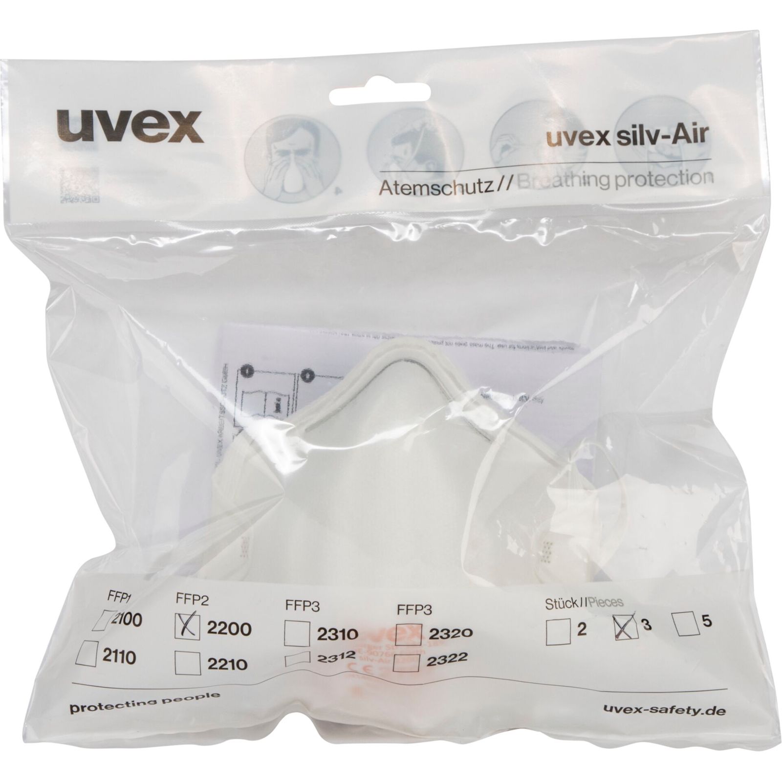 uvex silv-Air class.2200 FFP2 3x