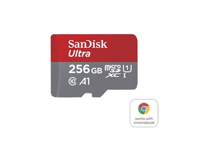 SanDisk Ultra - Paměťová karta flash (adaptér microSDXC na SD zahrnuto) - 256 GB - A1 / UHS Class 1 / Class10 - microSDXC UHS-I