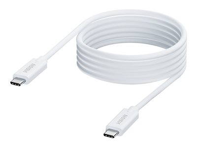 Vision - USB kabel - 24 pin USB-C (M) do 24 pin USB-C (M) - USB 3.1 Gen 1 - 3 A - 4 m - bílá