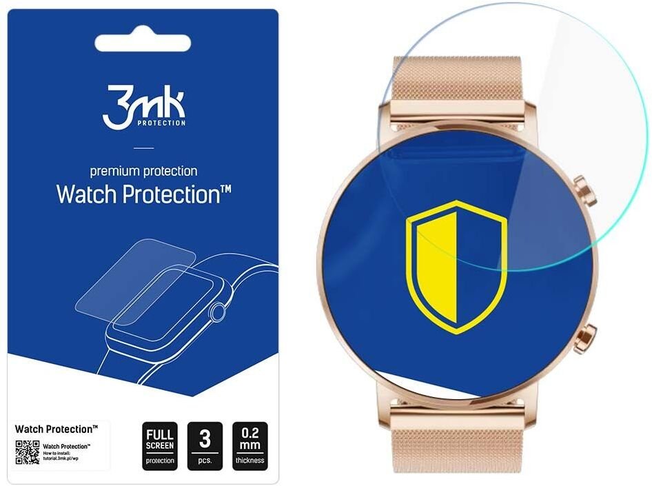 3mk ochranná fólie Watch pro Huawei Watch GT 2, 42 mm (3ks)