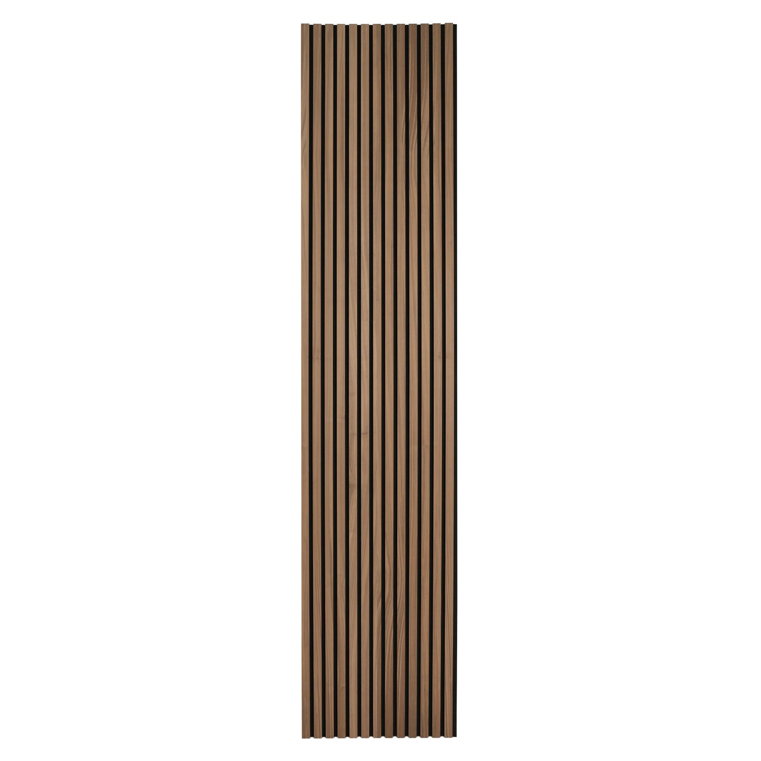 Akustický panel Smart Walnut Black MDF Black Felt 240 cm x 52 cm x 1,8 cm