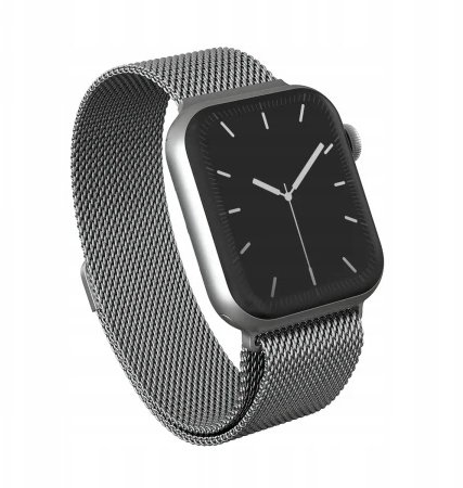 Burga Náramek Metal Mesh Band pro Apple Watch 38/40 mm (stříbrný)