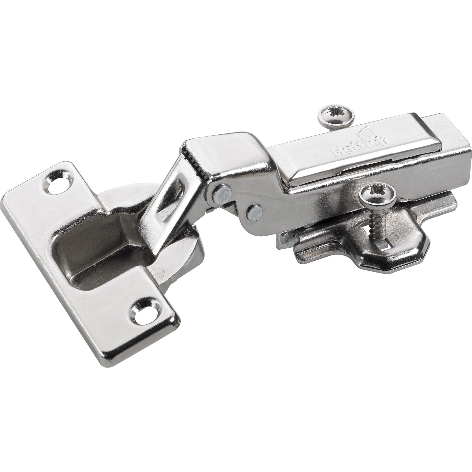 Miskový pant Hettich Intermat, montáž na klip, středový doraz 15 mm - 25 mm