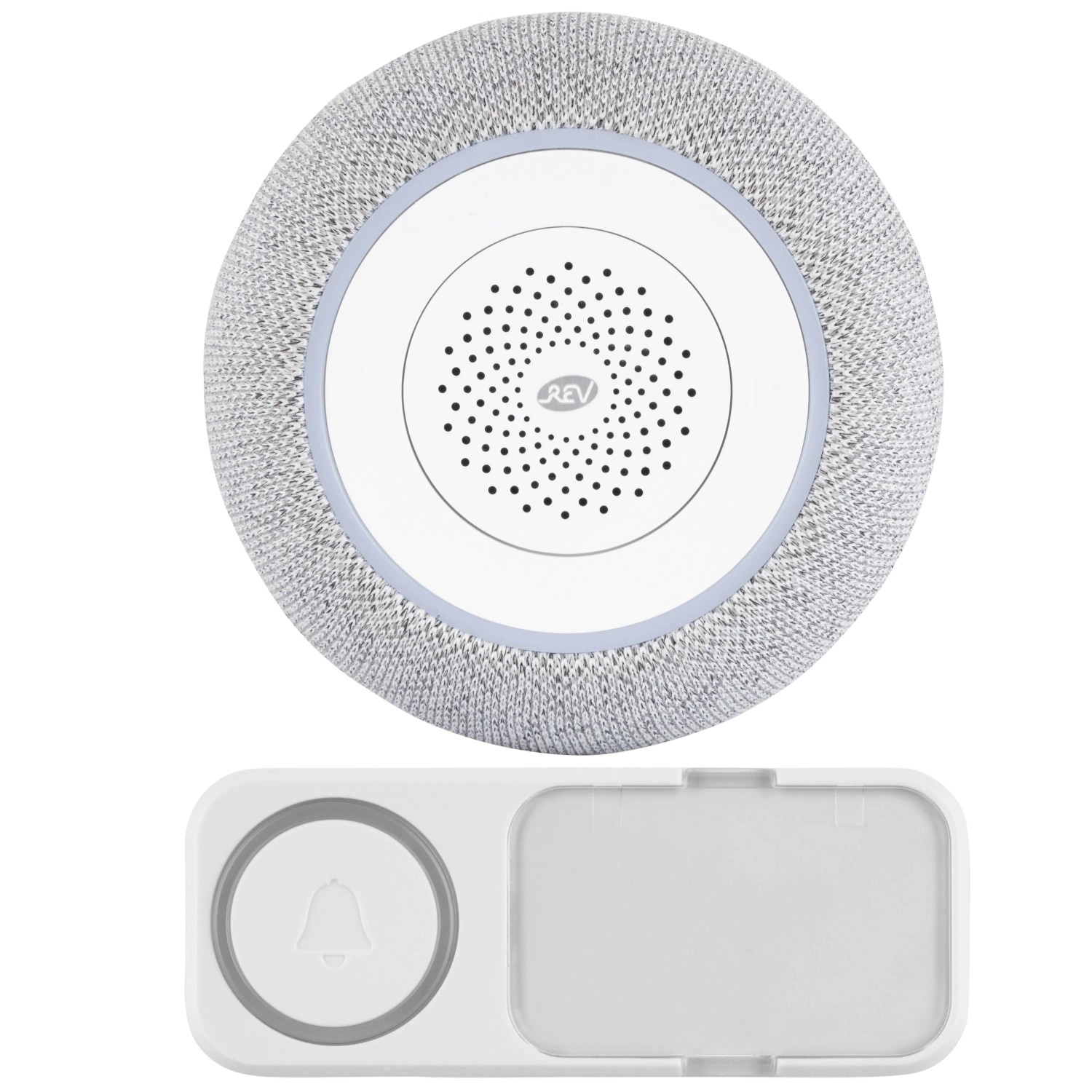 Bezdrátový zvonek REV Ritter Orchestra, mini zásuvka, šedá