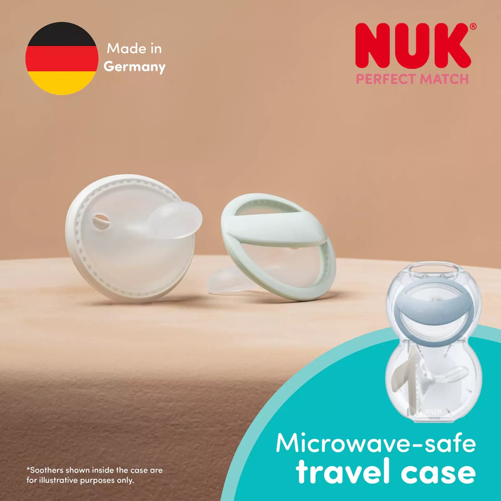 NUK NUK dudlík USP 2EL 0-6M PM AIR ZIE/NIE 10175338
