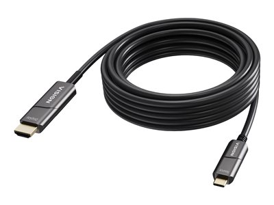 VISION 10m Black USB-C to HDMI 4K Cable
