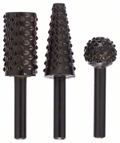 Sada ručně vedených fréz, 3dílná - 6 mm, 16; 16; 16-7 mm - 3165140004602 BOSCH