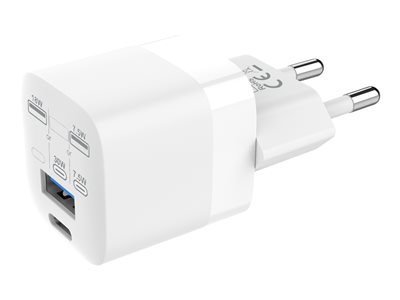 VISION USB A+C 30w Charger with EU Plug