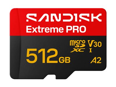 Extreme Pro MicroSD UHS-I 512GB 250MB/s