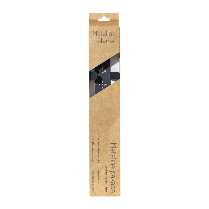 GLORI_IR_KO Věšák na oblečení Glori PK455-R3, 44 cm, antracit