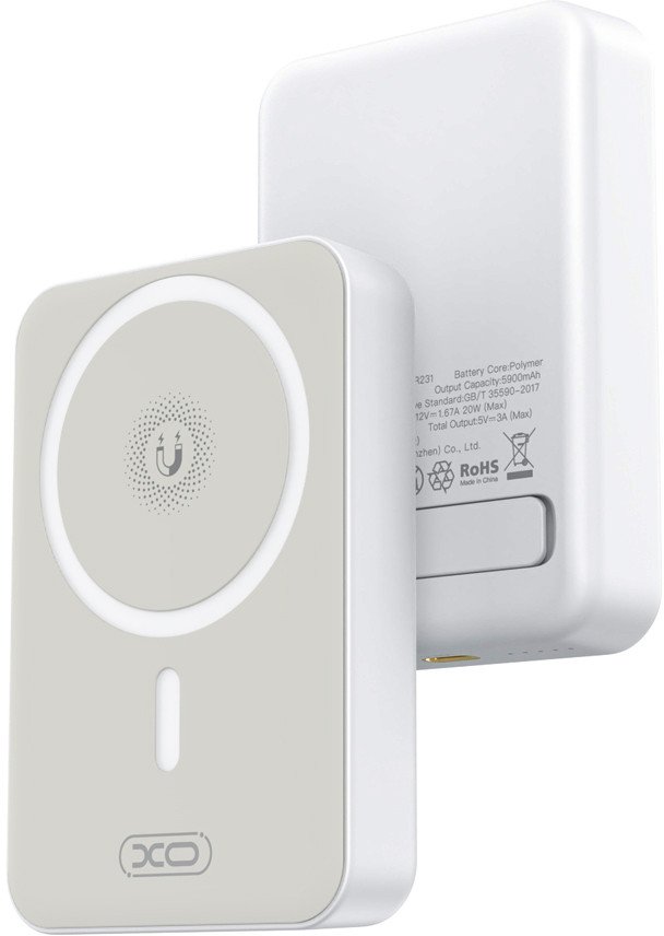 Baseus XO POWERBANK PR231 20W 10000mah magnetická bílá