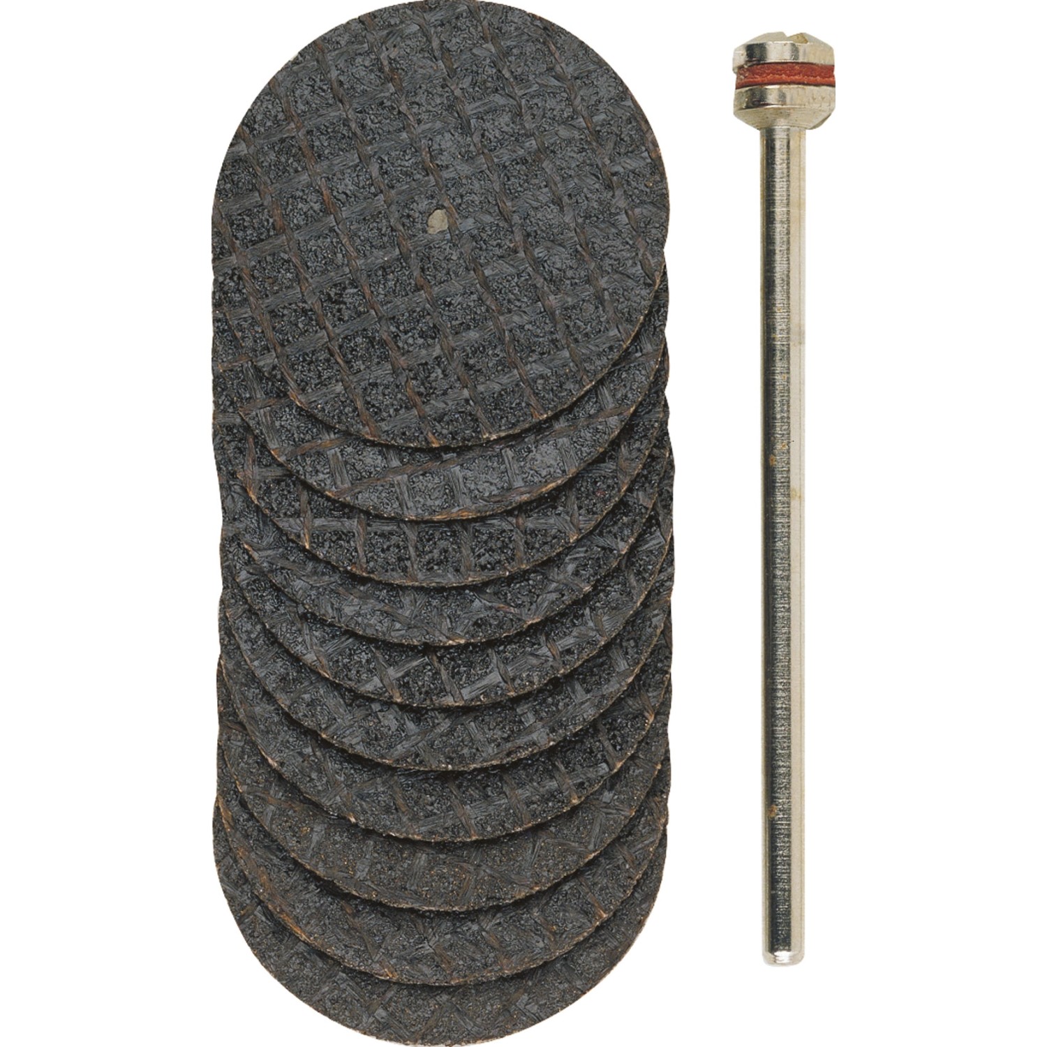 Řezné kotouče Proxxon s tkaninou, 22 mm, 10 kusů včetně 1 držáku