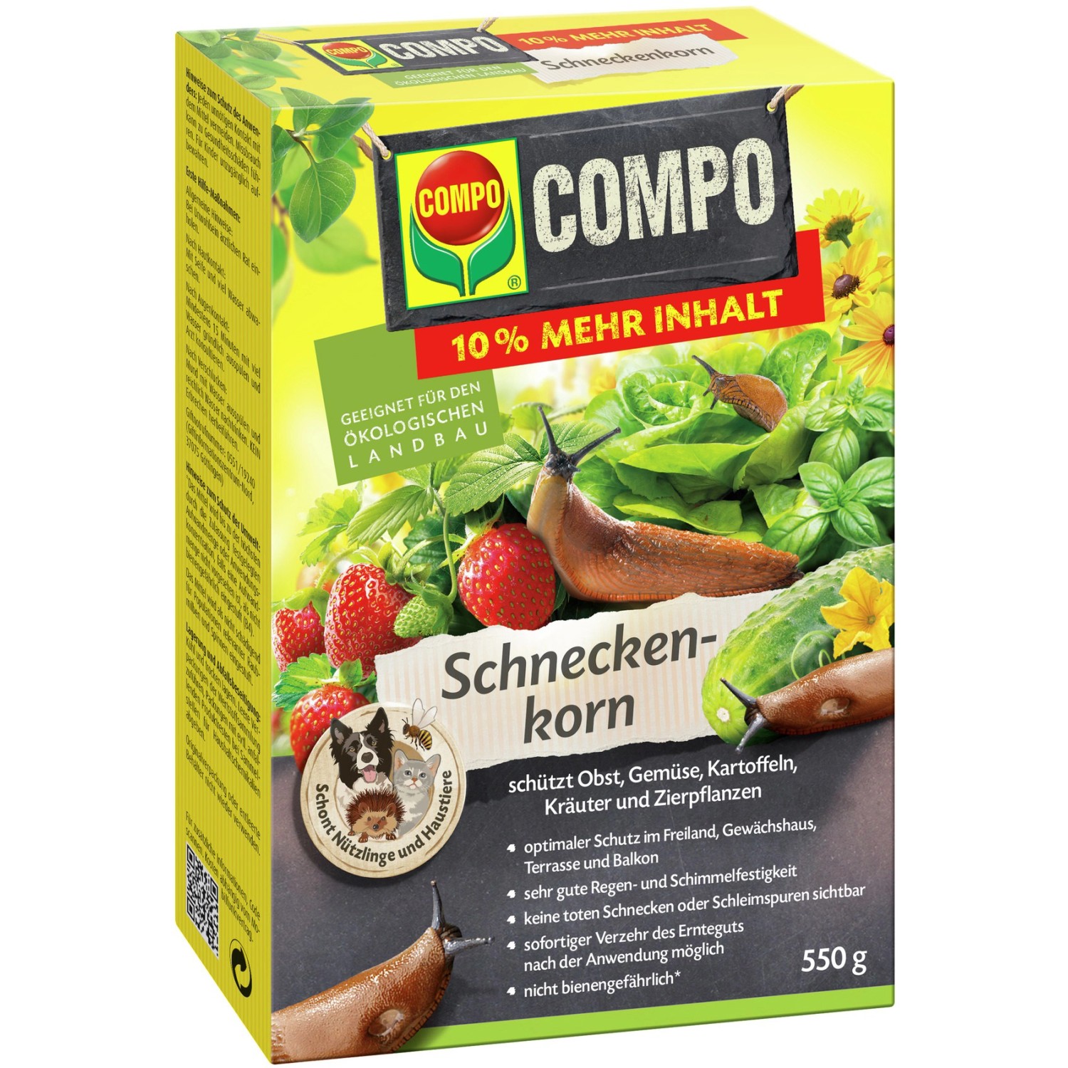 Granule proti slimákům Compo 550 g