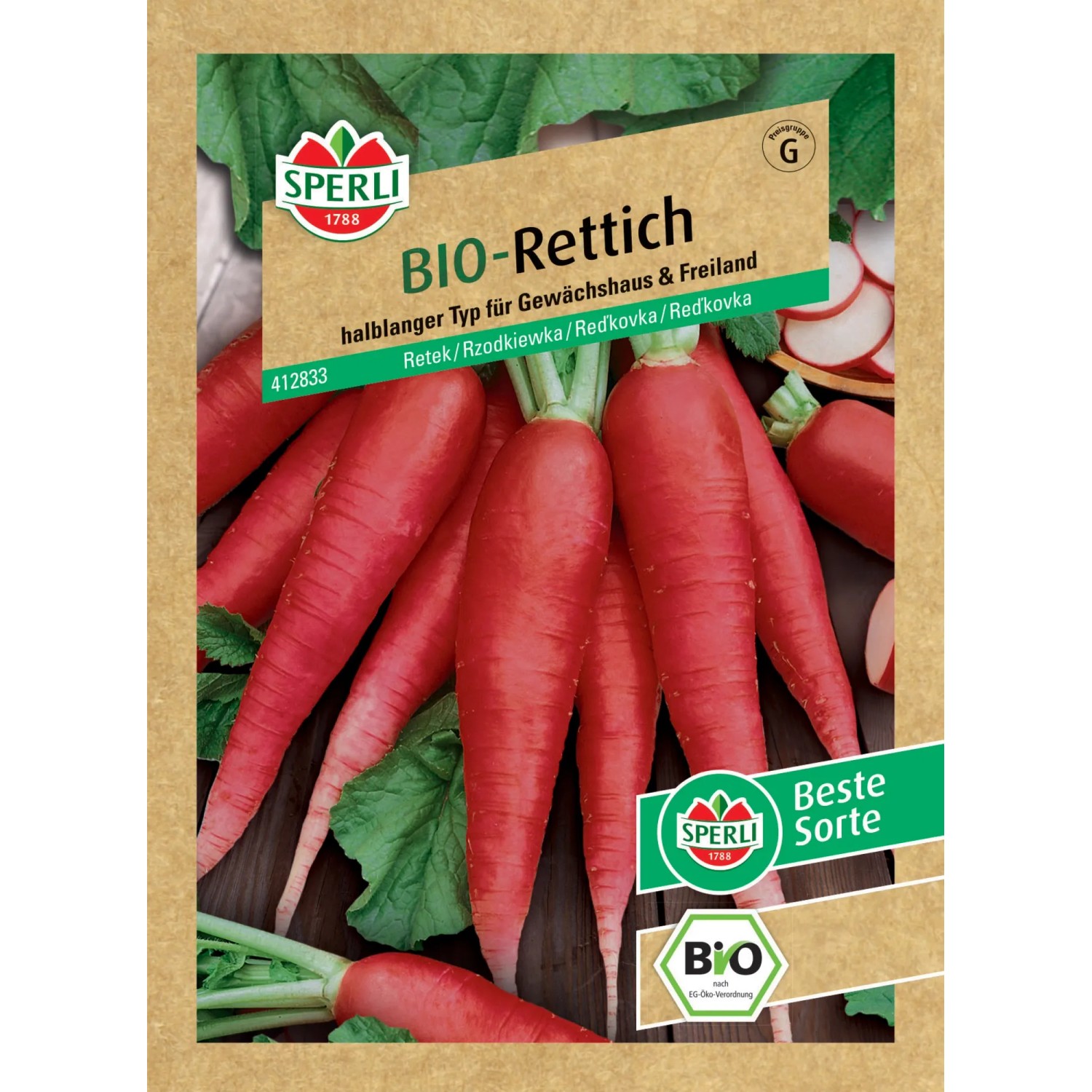 Sperli Bio ředkvičky