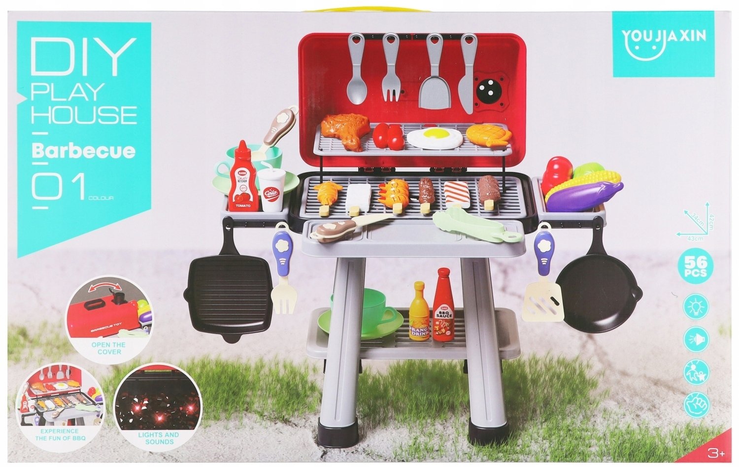 Mega Creative GRILL B/O AKC MC PUD 12