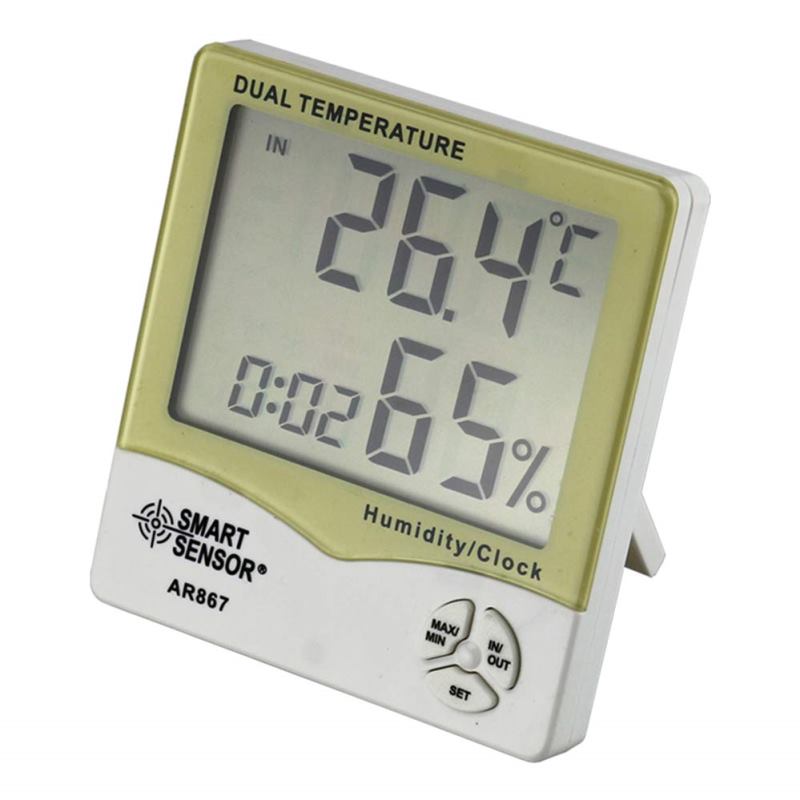 GVDA AR867, Digitálny teplomer, vlhkomer + cidlo