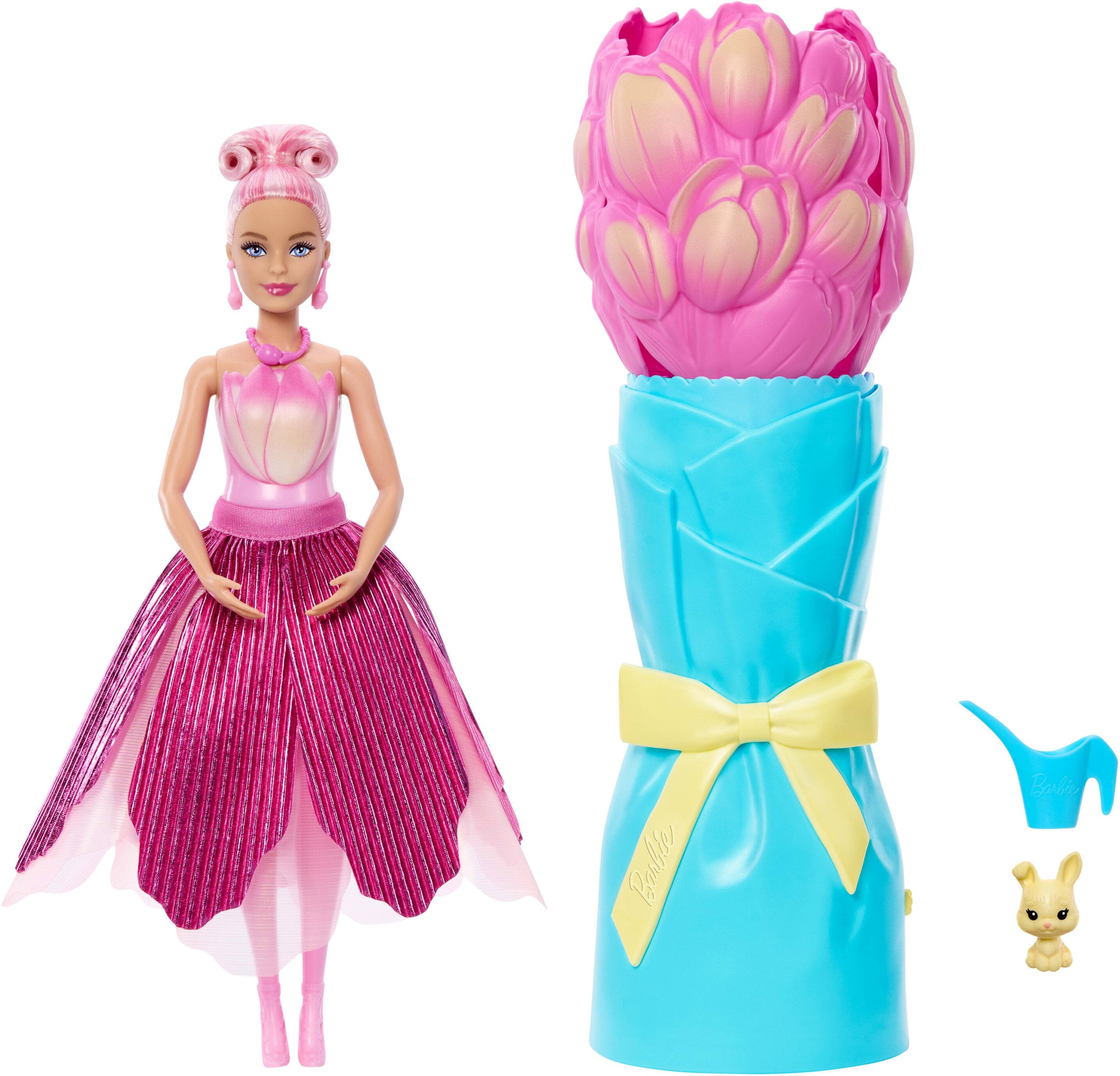 Mattel Barbie Panenka BARBIE TULIP SURPRISE v květinové barvě (JMF57)