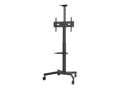 Vision X-Series VFM-F21 - Vozík - pro plochý panel / systém pro videokonference - nastavitelná výška, max. 50 kg - ocel - černá - velikost obrazovky: 31 -80