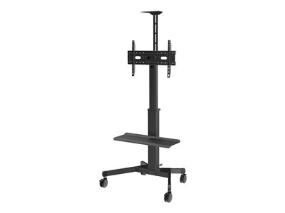 Vision X-Series VFM-F22 - Vozík - nastavitelná výška - pro Displej LCD - ocel, hliník - matná čerň - velikost obrazovky: 31 -80