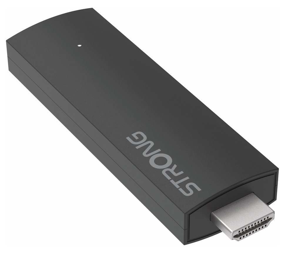STRONG 2K Google TV Stick LEAP-UNA+/ HDMI/ USB-C/ BT/ Wi-Fi/ NETFLIX/ Disney+/ Amazon Prime Video/ Android 14/ černý