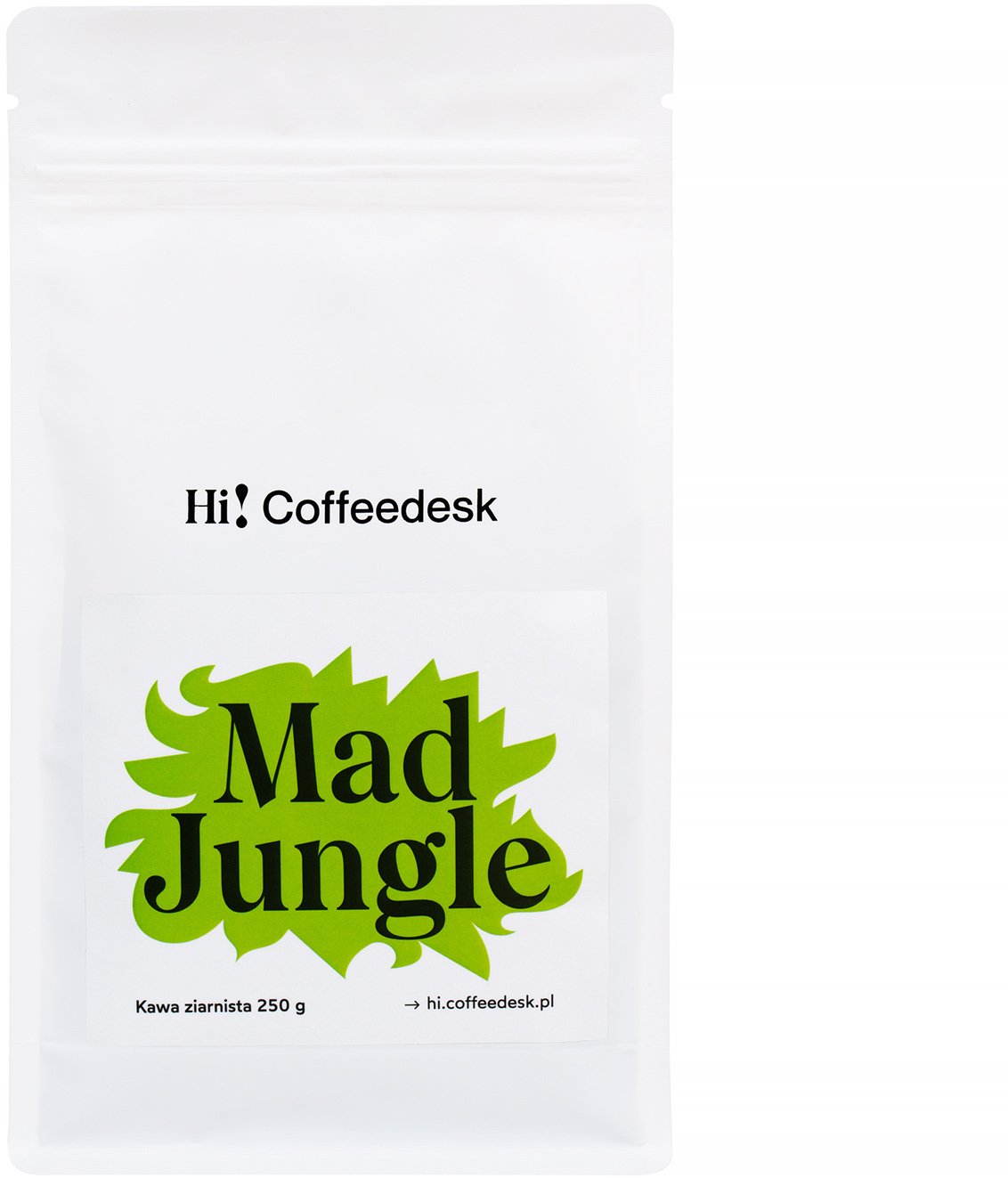 Coffeedesk Hi! - Zrnková káva Mad Jungle 250 g
