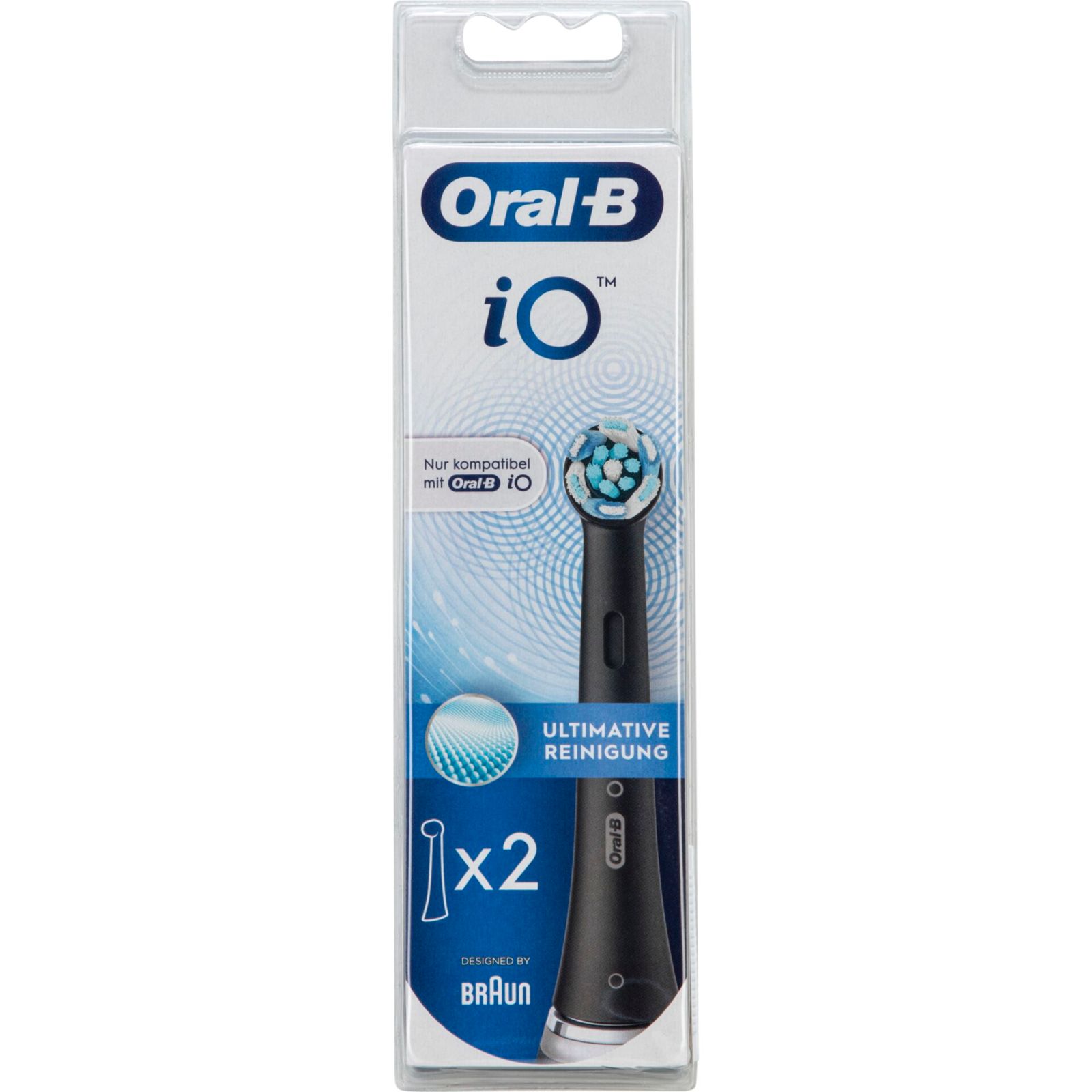 Oral-B iO Aufsteckbürsten Ultimative Reinigung 2er schwarz