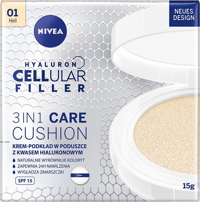 Nivea Osram Cellular Cushion krémový make-up ve světlé barvě