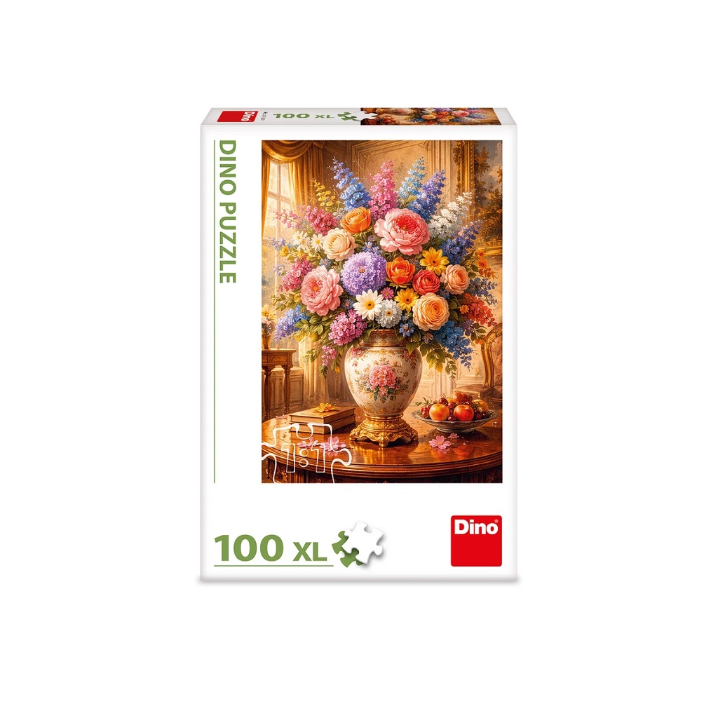 Dino Puzzle Květinové zátiší 100 XL dílků