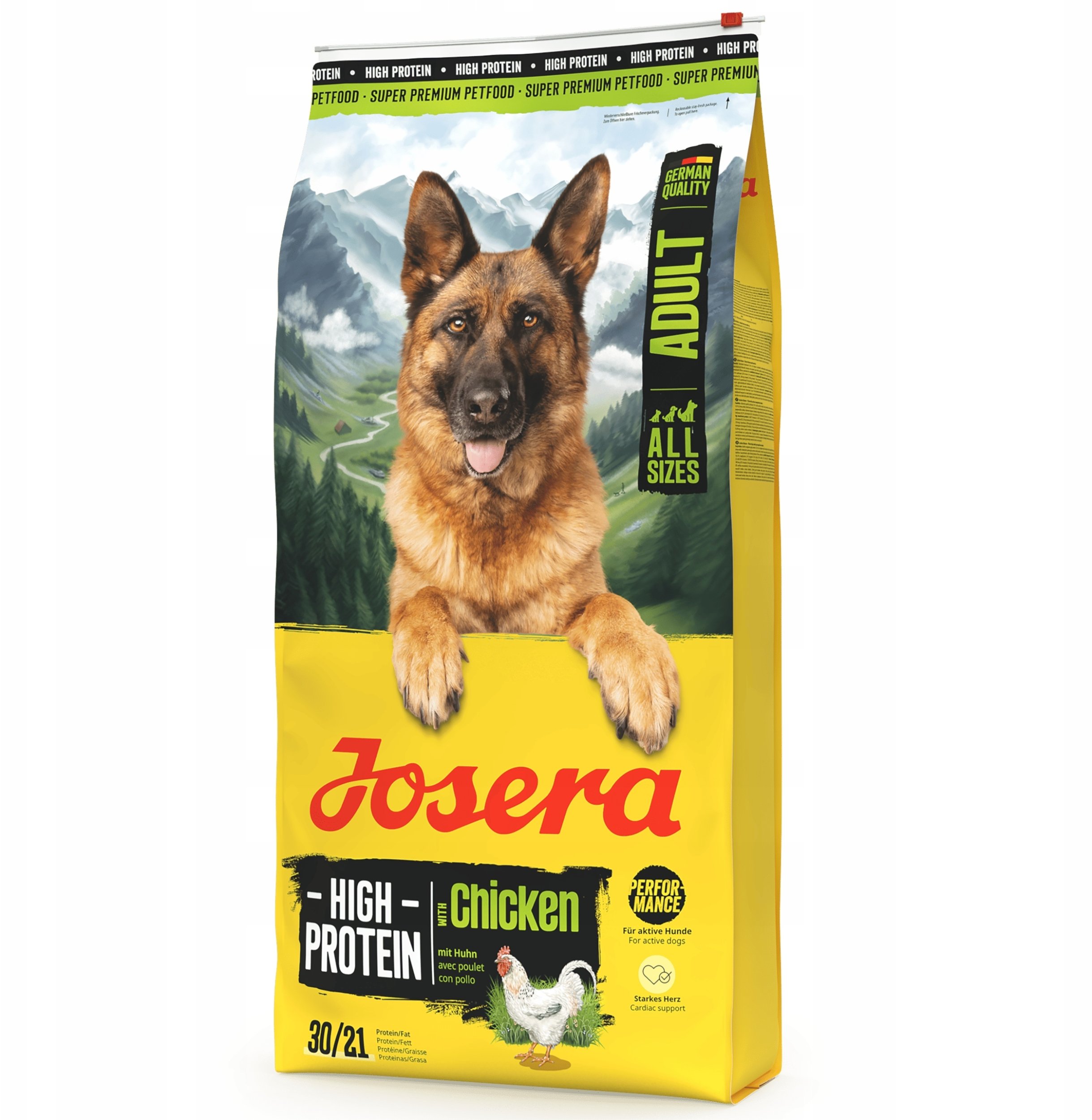JOSERA High Protein Chicken - suché krmivo pro psy - 3kg
