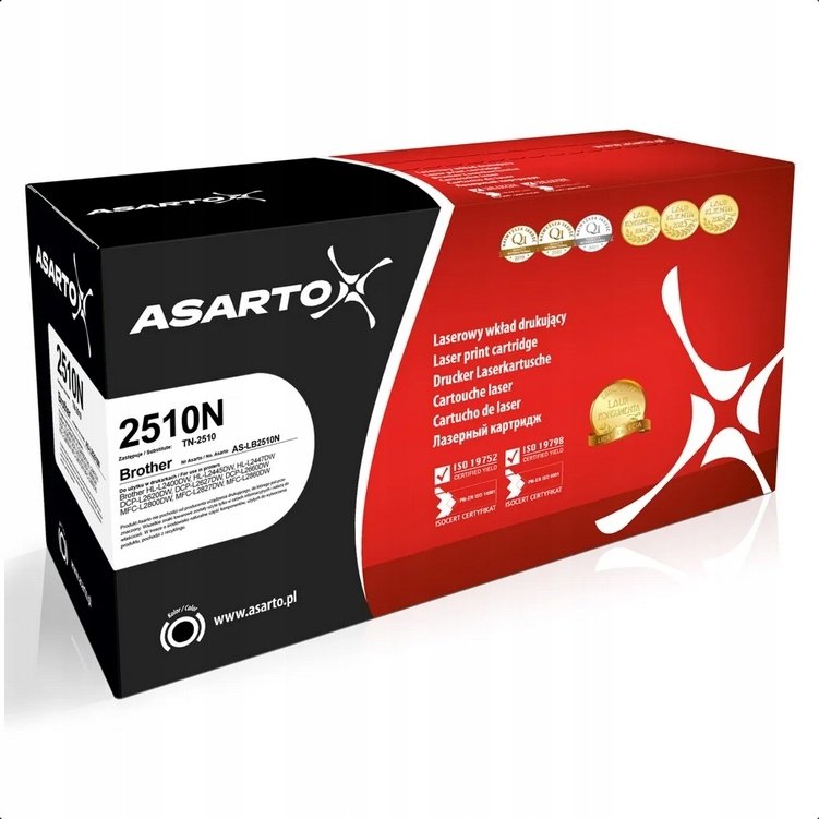 Asarto Toner Toner Asarto pro Brother 2510N | TN-2510 | 1200 stran | černý