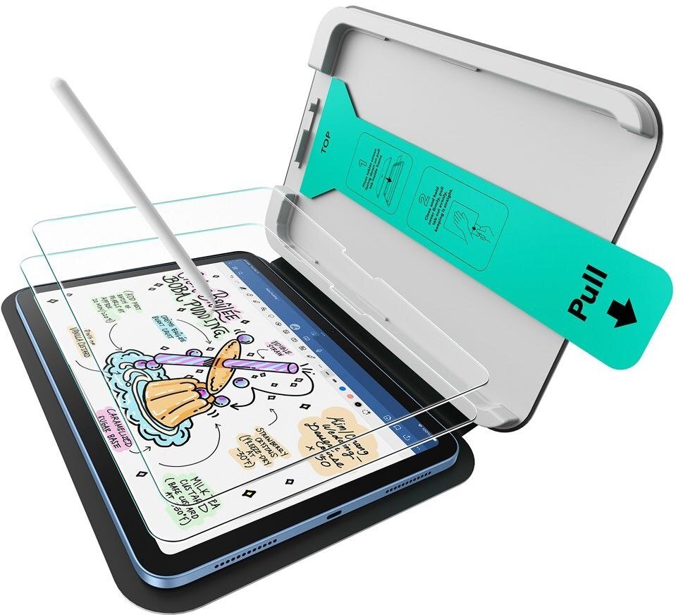 ESR TVRZENÉ SKLO ESR PAPÍROVÉ BALENÍ 2 ks iPad 10,9” 10 / 2022 / 11” 11 2025 PRŮHLEDNÉ
