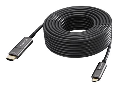 VISION 50m Black USB-C to HDMI 4K Cable