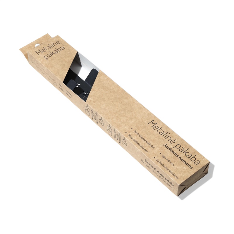 GLORI_IR_KO Věšák na oblečení Glori PK455, 44 cm, antracit