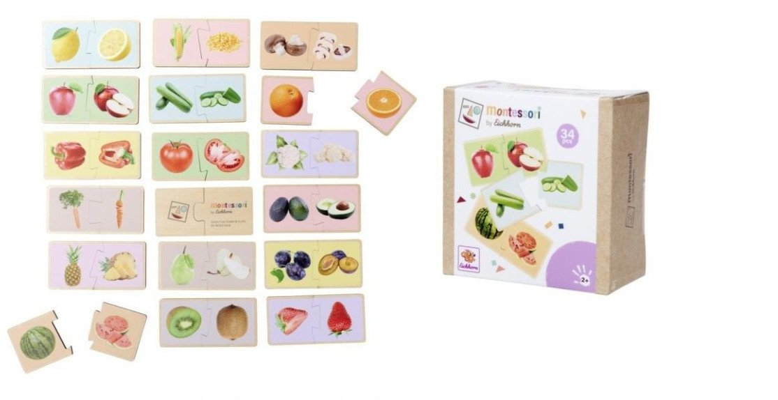 KIK Montessori puzzle 34 dílků