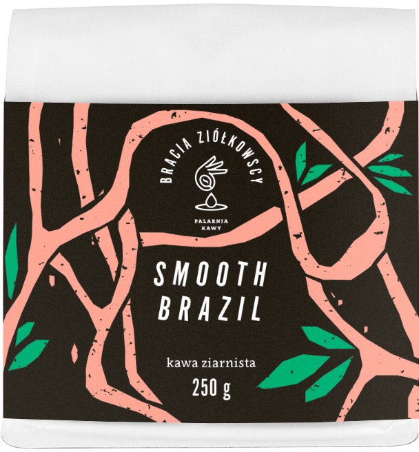 Bracia Ziółkowscy Kávová zrna kávová zrna Brazil Smooth Brasil Espresso 250 g