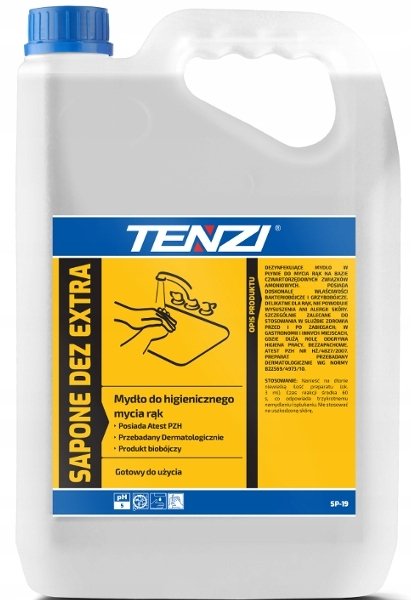 Tenzi Tekuté mýdlo TENZI bez parfemace Dez Extra Soap 5l