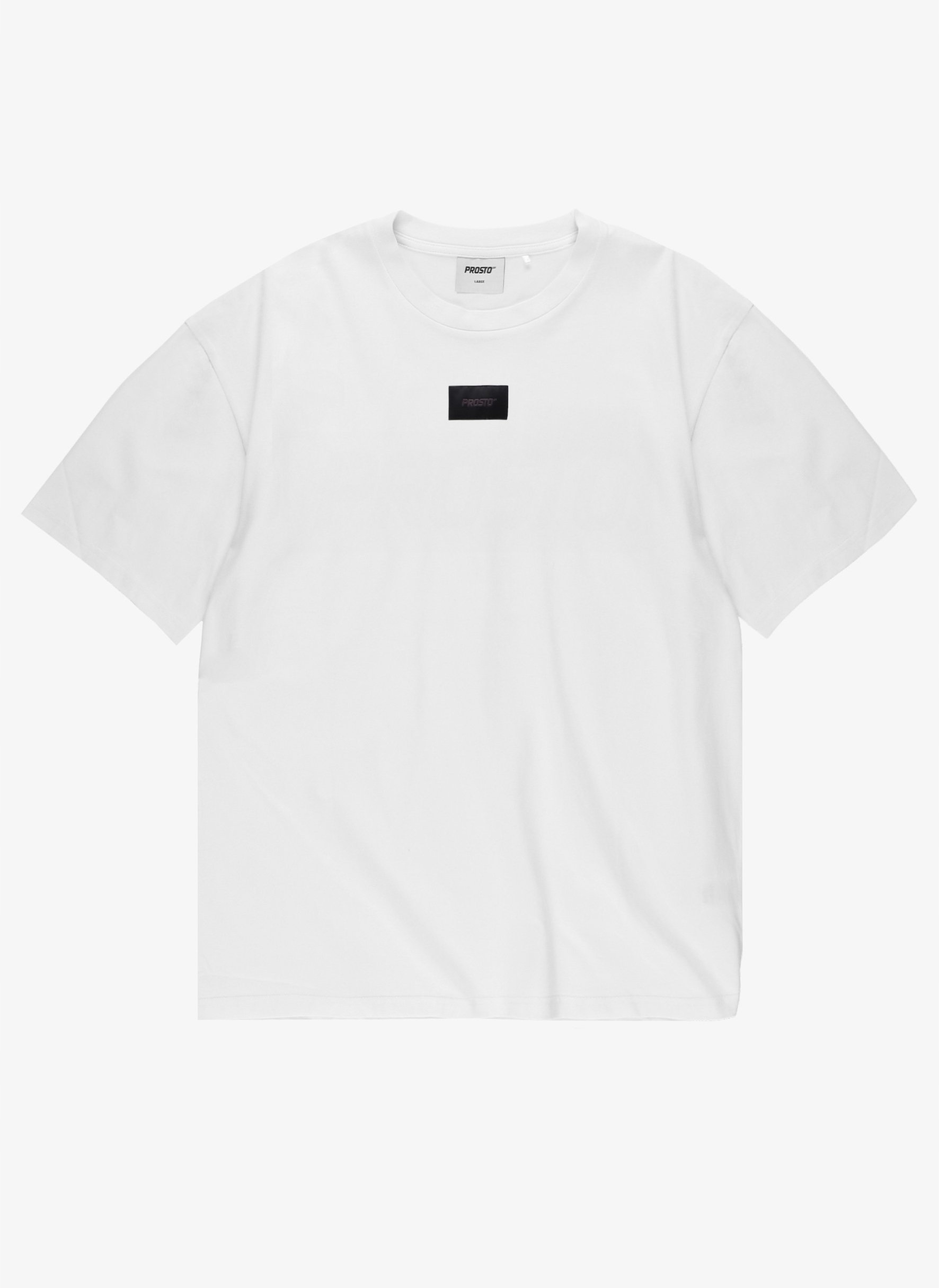 Tesla Tričko Prosto Jacquard Label KL261MTEE1041 bílé M