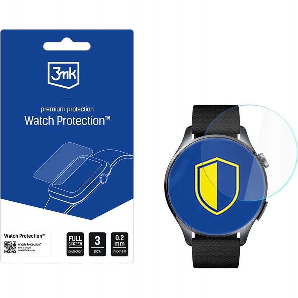 3mk hybridní sklo Watch Protection FlexibleGlass pro Xiaomi Watch 5 (47mm)
