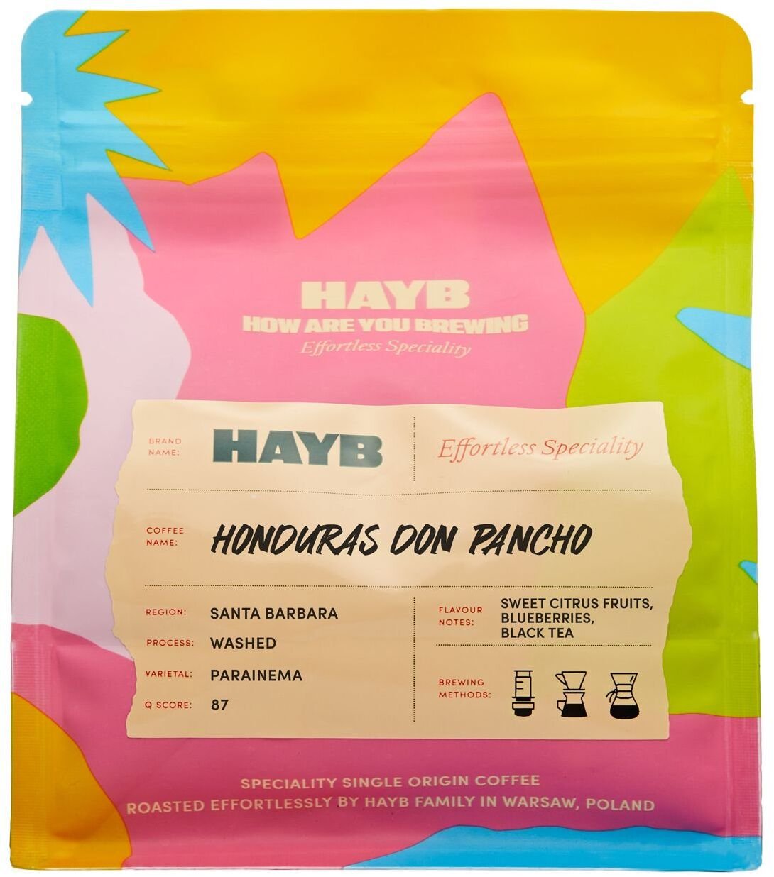 HAYB Kávová zrna Honduras Don Pancho 250 g