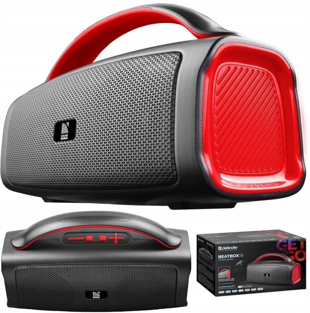 Defender Reproduktor BEATBOX 18 Bluetooth reproduktor 20W MP3/SD/USB/TWS černý