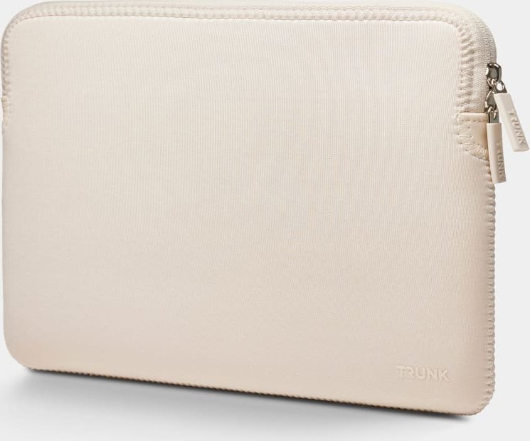Trunk Neoprenové pouzdro do kufru 33 cm (13) kapesní pouzdro krémové barvy