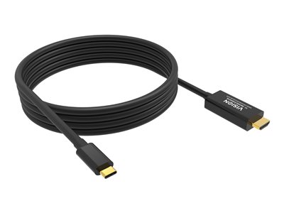 VISION 2m Black USB-C to HDMI 8K Cable