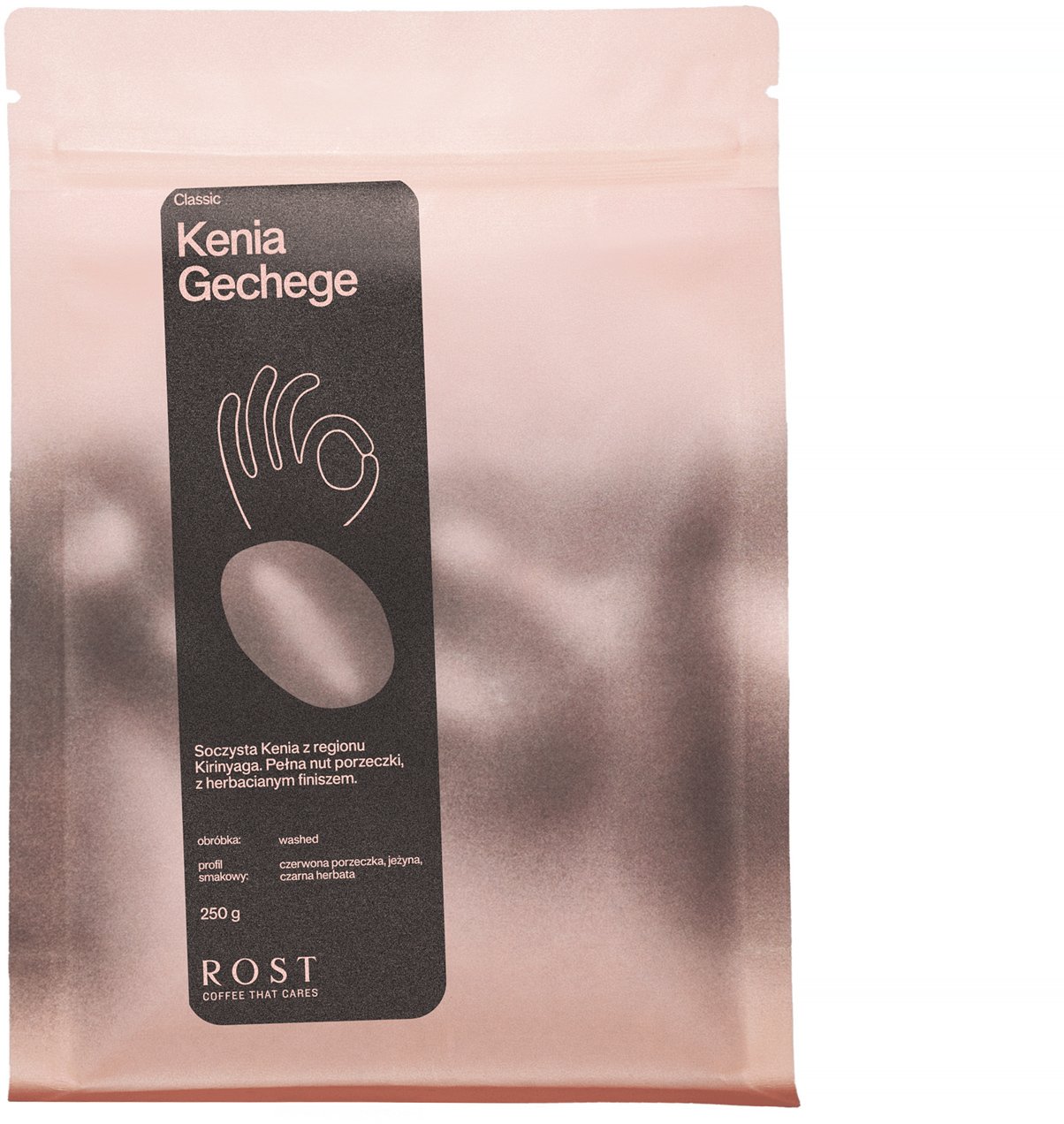 NoName ROST kávová zrna - filtrovaná kávová zrna z Keni Gechege 250 g