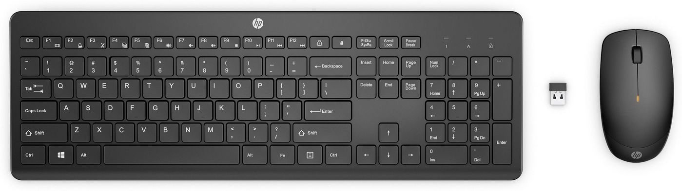 HP Bezdrátová klávesnice a myš