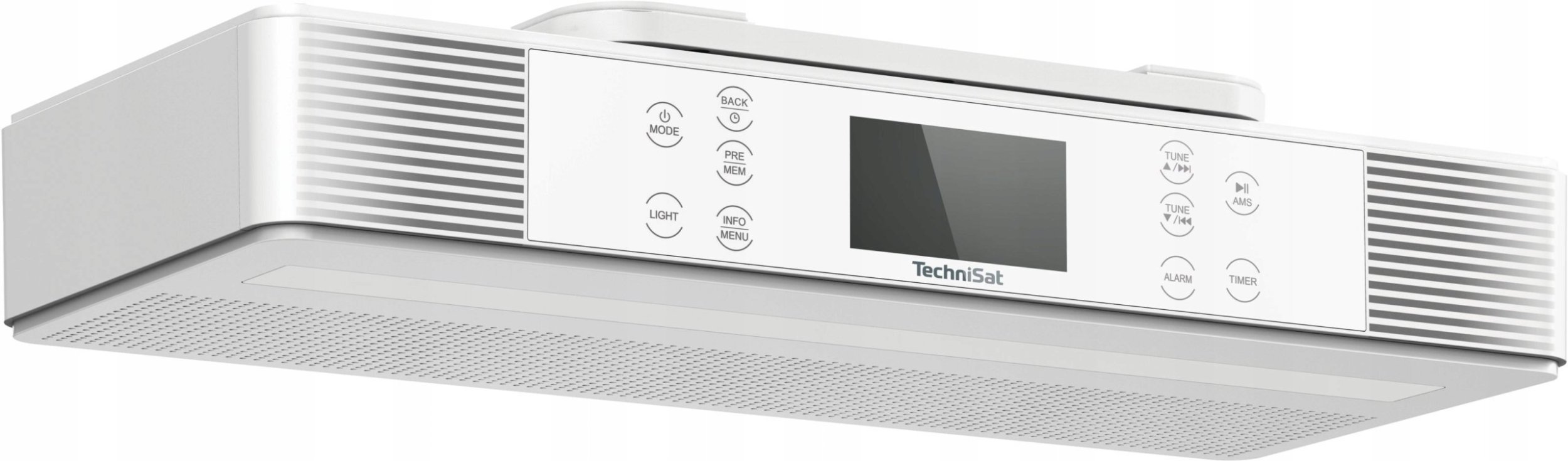 TechniSat 76-5278-10 Kuchyňské rádio Infračervené internetové rádio závěsné bílé